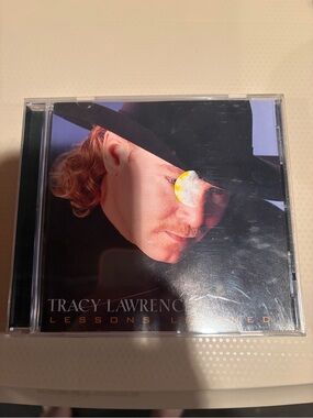 Tracy Lawrence "Lessons Learned" CD - Black Cover with Yellow Accent